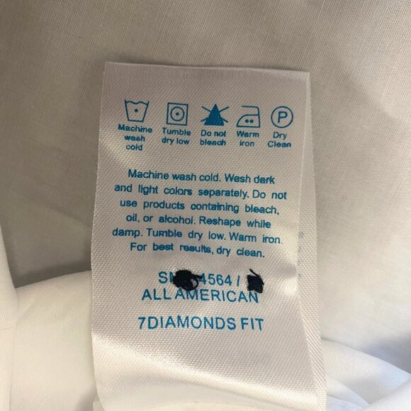 🔹 NWT 7Diamonds “All American” Stretch Button-Up Shirt – XXL Classic Fit 🔹 - Picture 8 of 9